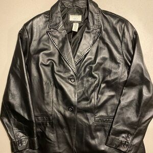 Covington Black Leather Jacket